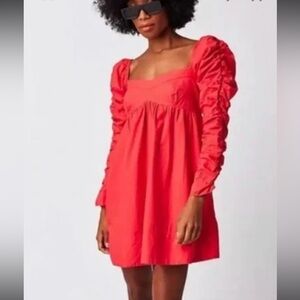 Free People Lindsay Rose Babydoll Dress